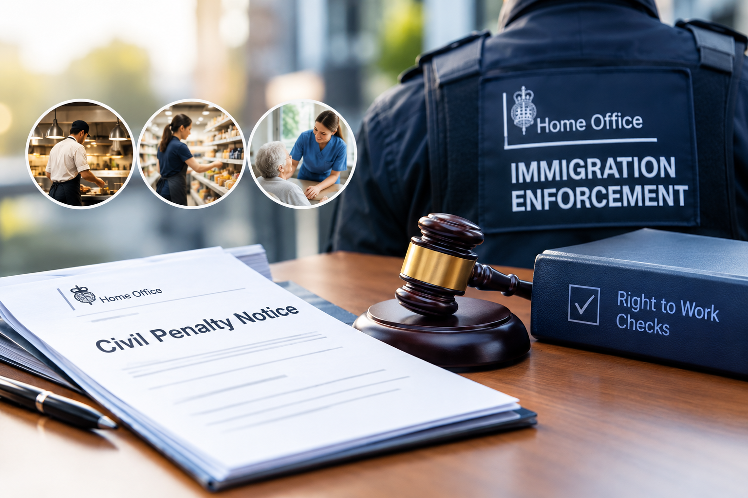 Home Office Penalties for Illegal Working